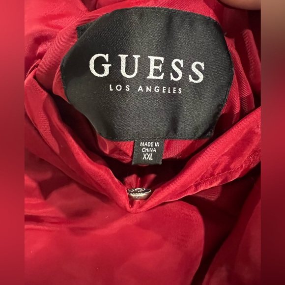 Guess puffer reversal jacket black and red - Picture 8 of 10